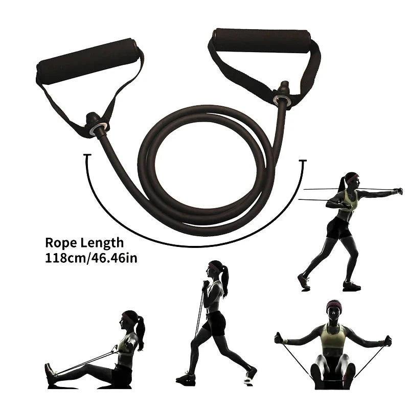 Home Fitness Resistance Bands Set – Full Body Workout